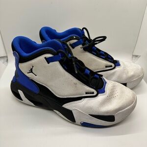 Nike Air Jordan Max Aura 4 Flight White Blue‎ kids Sneaker size 7Y DQ8404-104